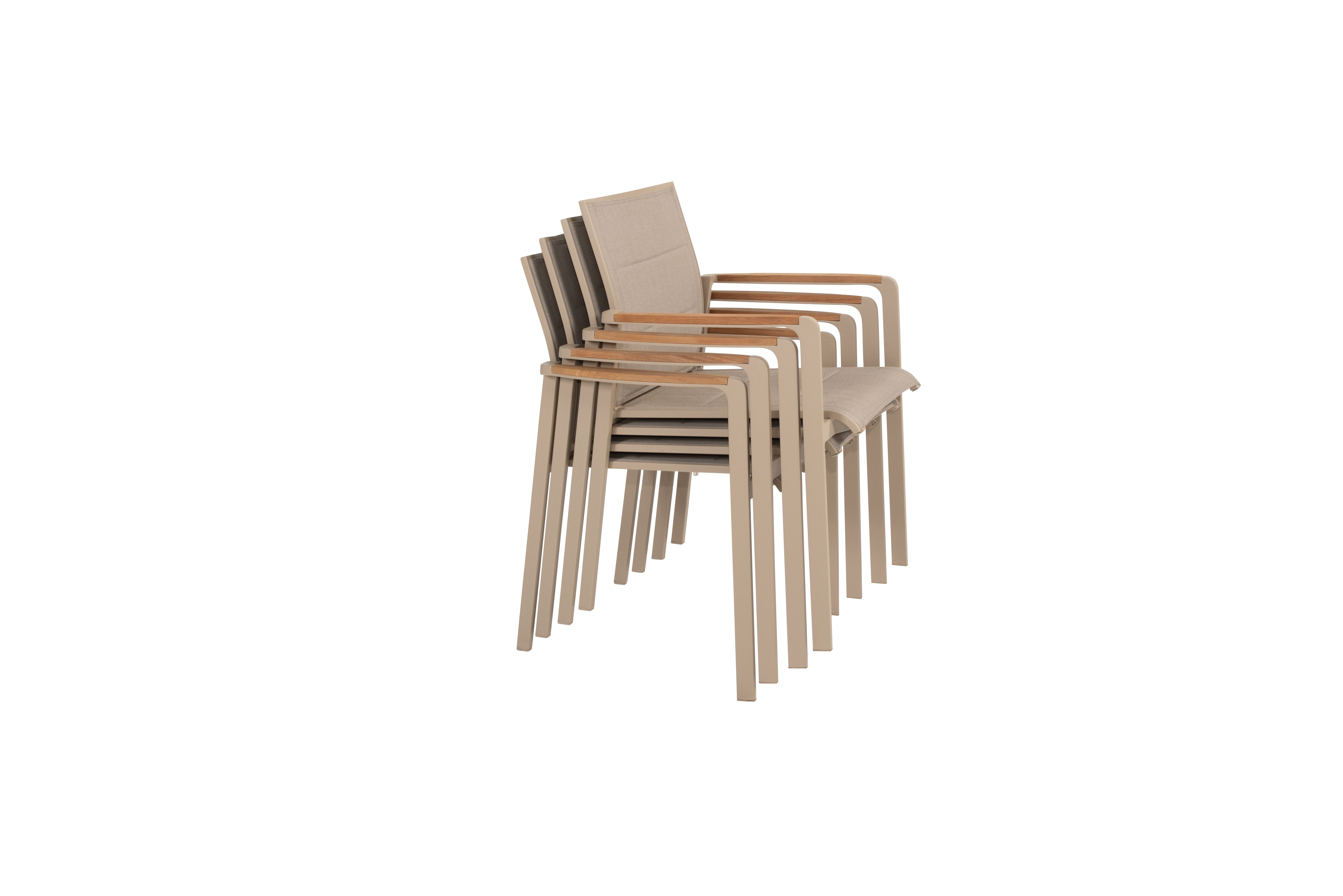 Taste Cortina Dining Chair Stackable - Latte